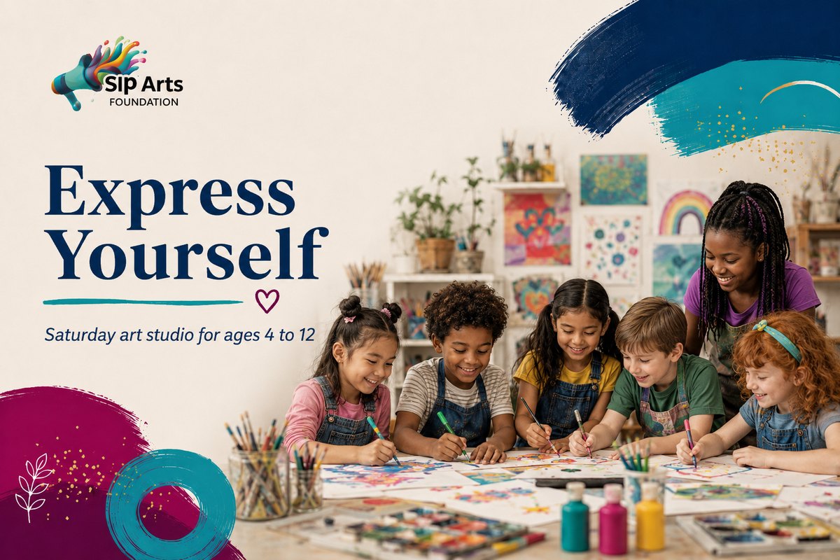 Express Yourself, Saturday art studio for ages 4 to 12